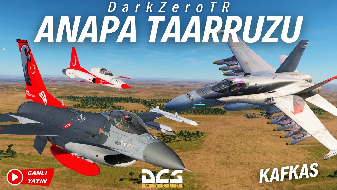 DCS World | ANAPA TAARRUZU !!!  (F-16 / F-4E / F/A-18 / A-10 II) !!!