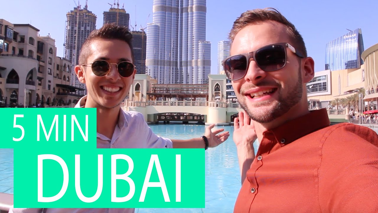 Dubai in 5 Minuten ☀ Die Wüstenstadt der Superlative ist Dubai mit Burj Khalifa