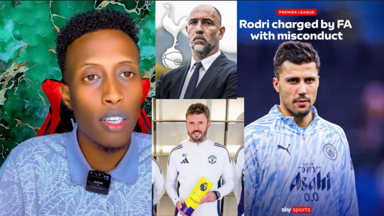Carrick Oo Noqday Macalinka Bishii January, Rodri Oo Dacwad Lagu soo Oogay, Igor Tudoro Oo Tottenham