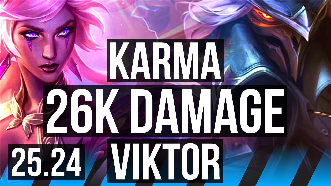 KARMA vs VIKTOR (MID) | 26K damage | EUW Diamond | 25.24