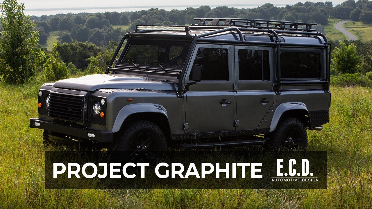 Restored Defender 110 looks Sleek, Classic | Project Graphite | D110