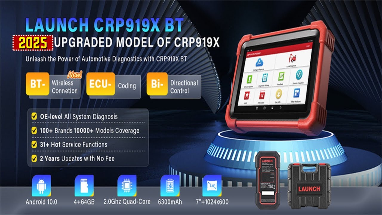 LAUNCH X431 CRP919XBT Review: The Best Mid-Range Scanner in 2025?