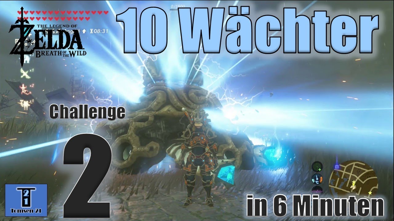 Challenge #2: 10 Wächter in 6 Minuten killen - Zelda BOTW - killing 10 guardians