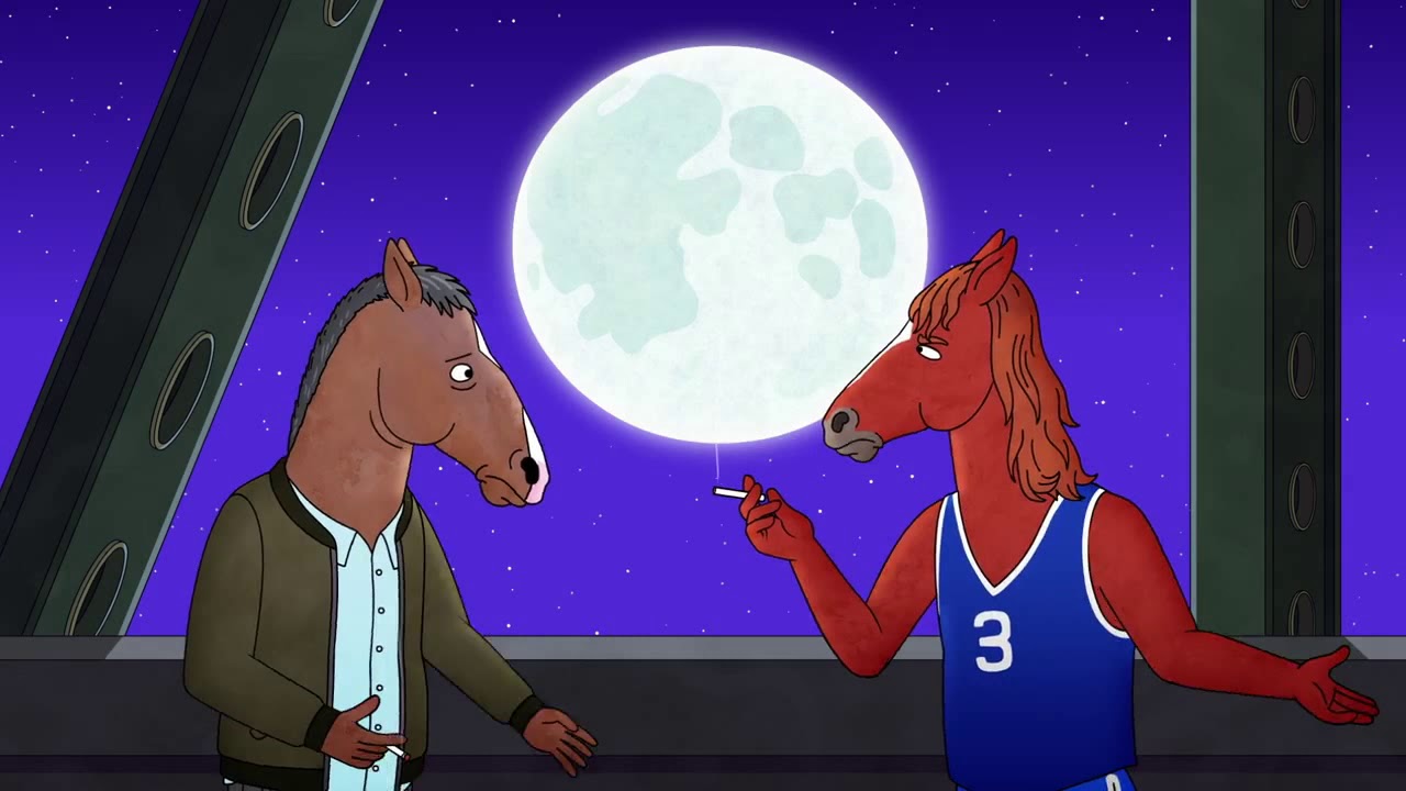 BoJack Horseman - BoJack talks to Secretariat/his dad (Season 6 Episode 15)