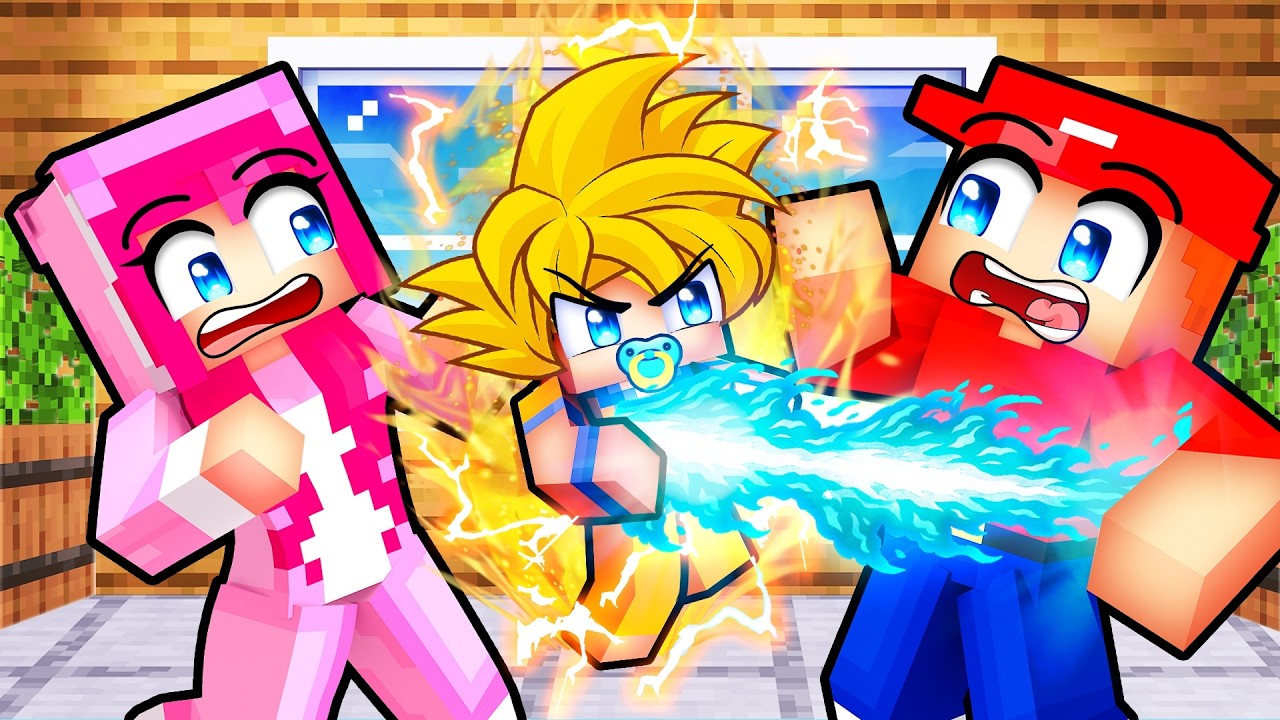 Baby Johnny CHEATS Using ANIME Powers in Minecraft...