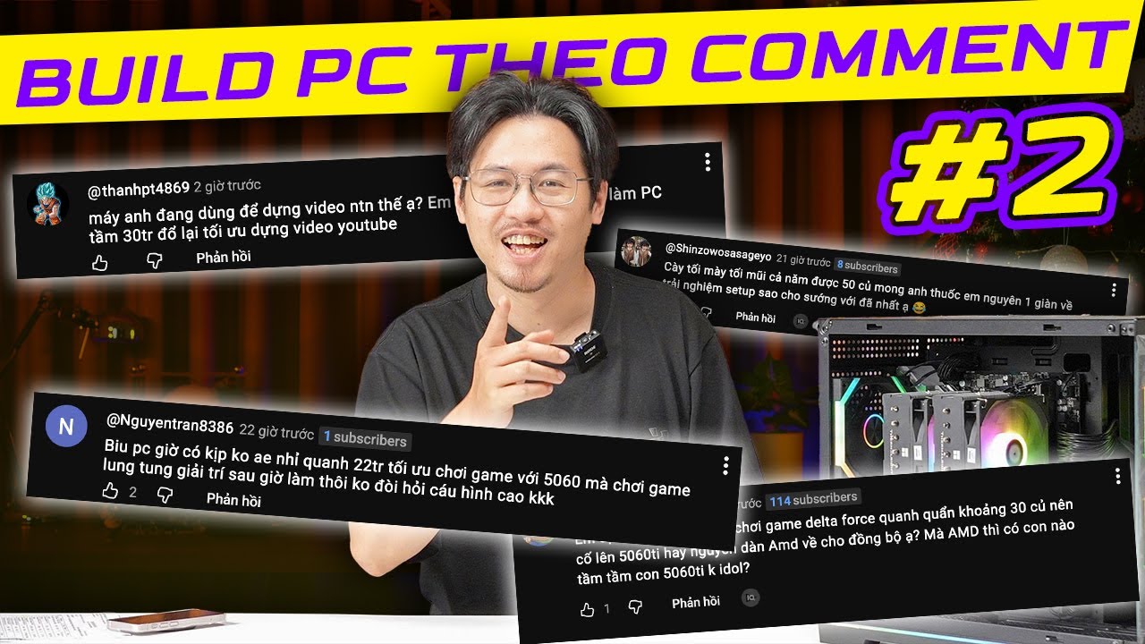 PC 50 CỦ CHUYÊN CÀY ANIME MÀN OLED, PC 22 Triệu Chơi Game...TẠP | Bạn Hòi Gì PCM Build Nấy #2