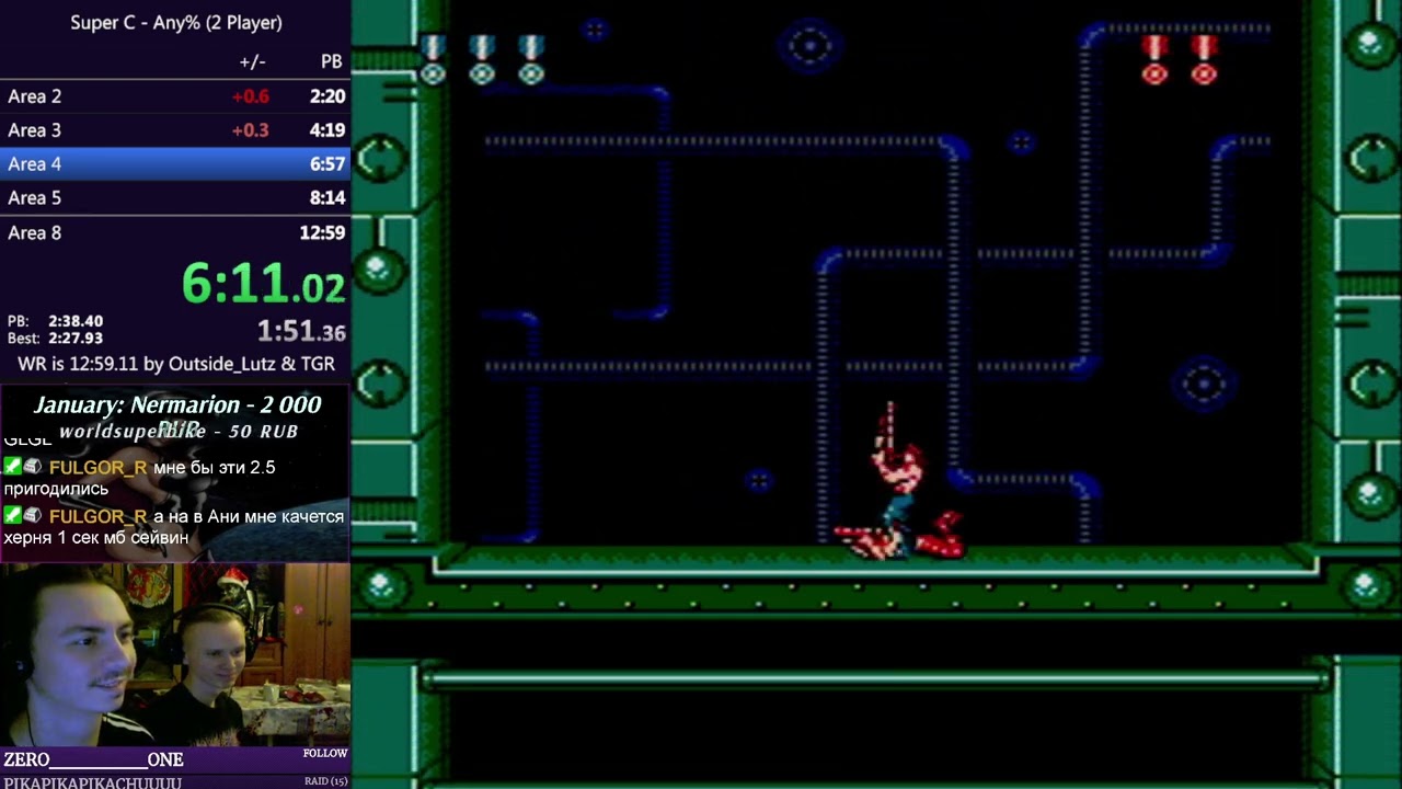 (12:58.500) Super C Co-op Speedrun with Yumashev (World Record)