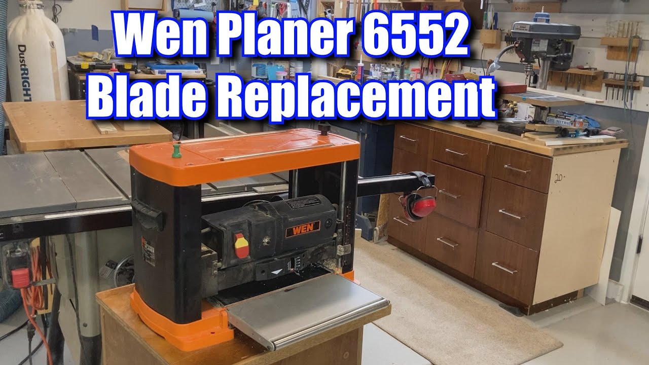 Wen 6552 Planer Blade Change