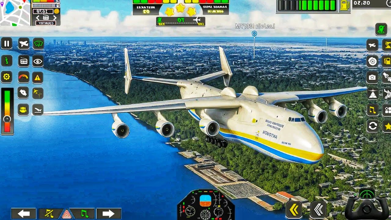 New US Airplane Pilot City Flight Simulator - Plane Boeing Emergency Landing - 2025 Android Gameplay