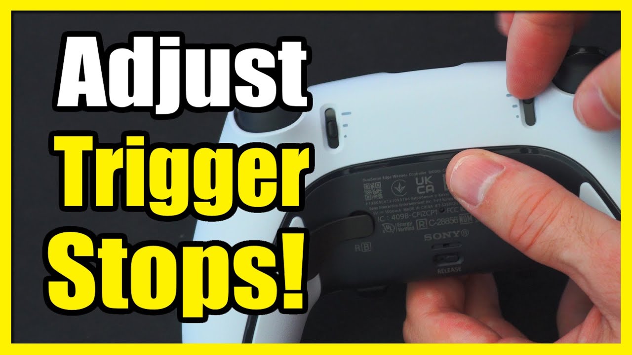 How to Adjust the Trigger Stops & Shoot Sooner on PS5 Dualsense Edge Controller (Trigger Stops)