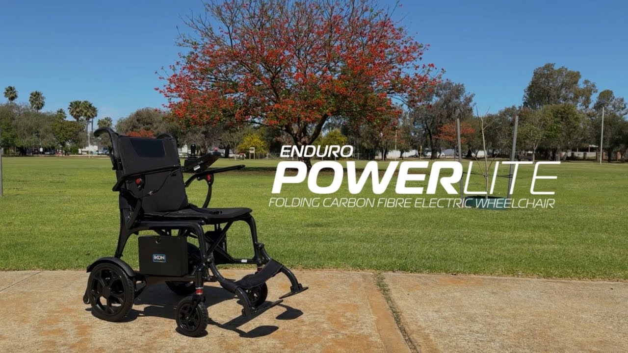 INTRODUCING: Enduro Powerlite Carbon Fibre Electric Wheelchair