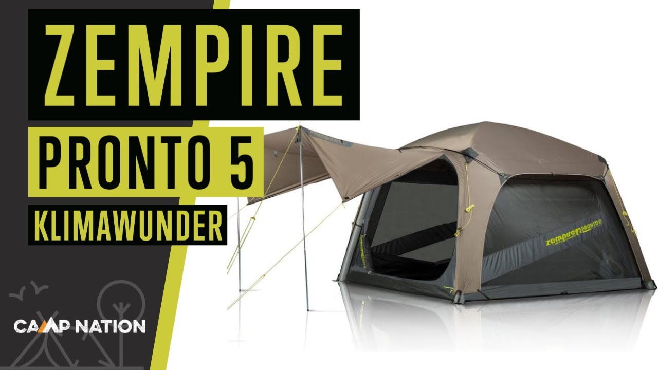 Zempire Pronto 5 - Sommerzelt mit perfekter Belüftung - Vorstellung