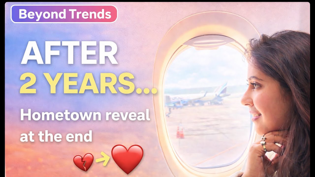 This Journey Took Me Back Home After 2 Years 🥹✈️ #FlightVlog #BeyondTrends #FamilyTime  #VlogLife 