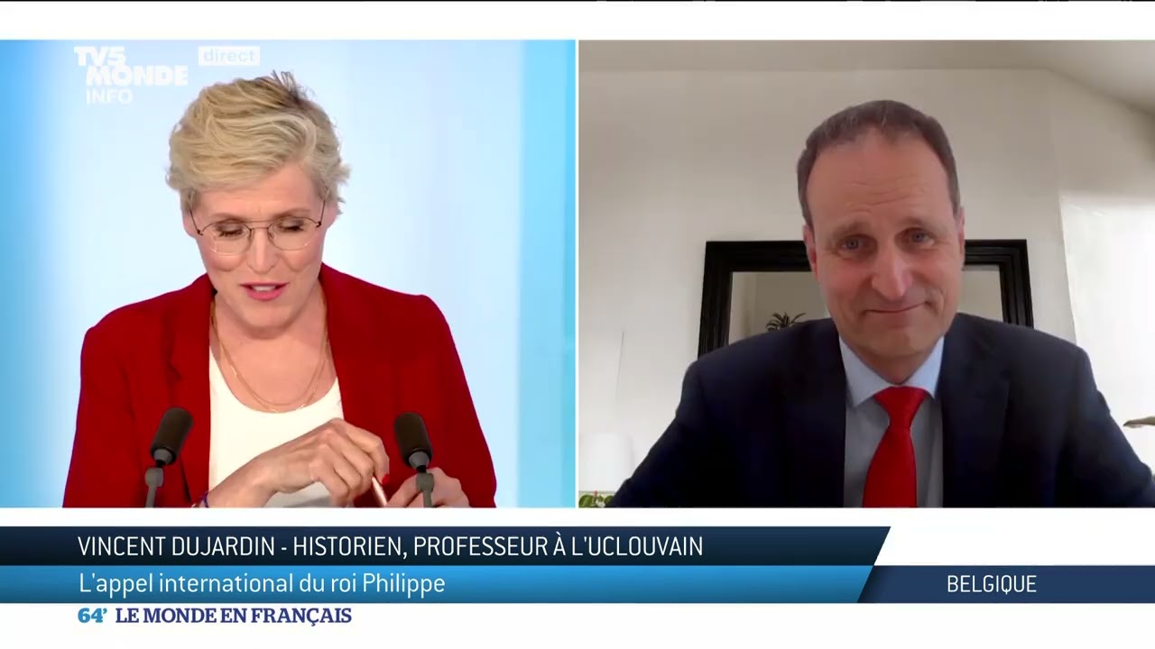 Belgique : l'appel international du roi Philippe