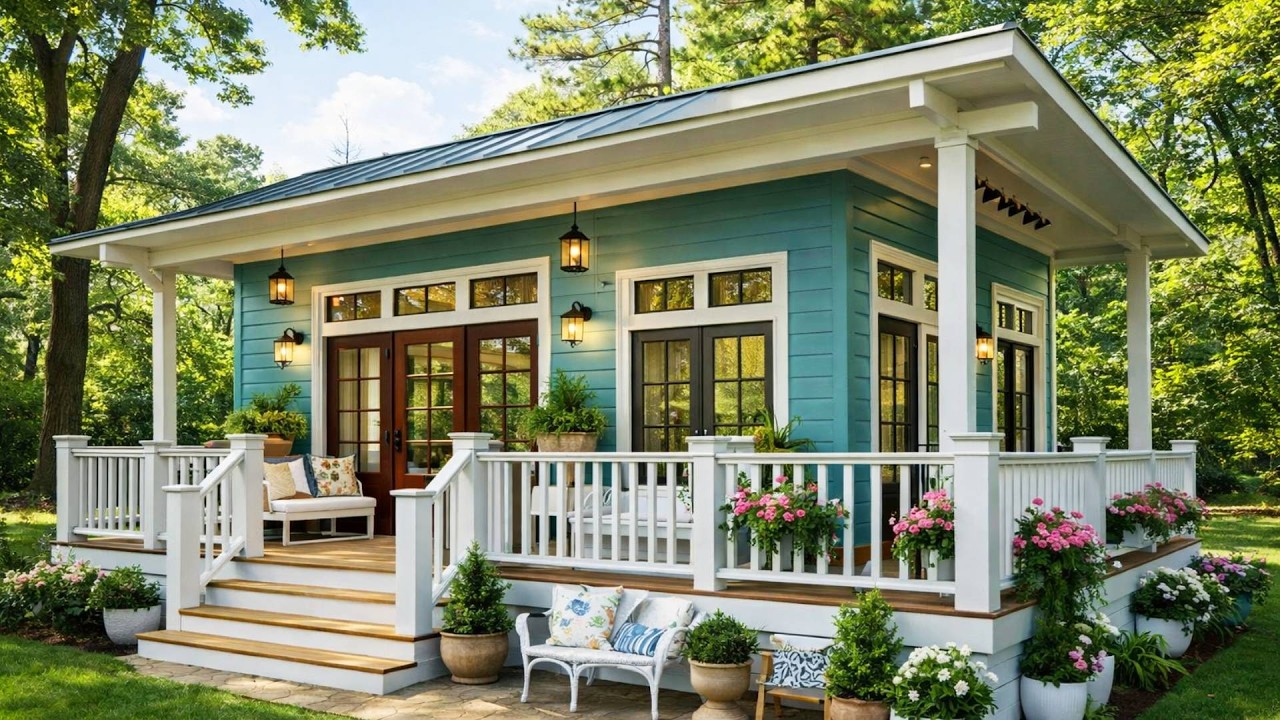 Tiny Vacation Rental Idea: Coastal Color Palette + Instant Curb Appeal