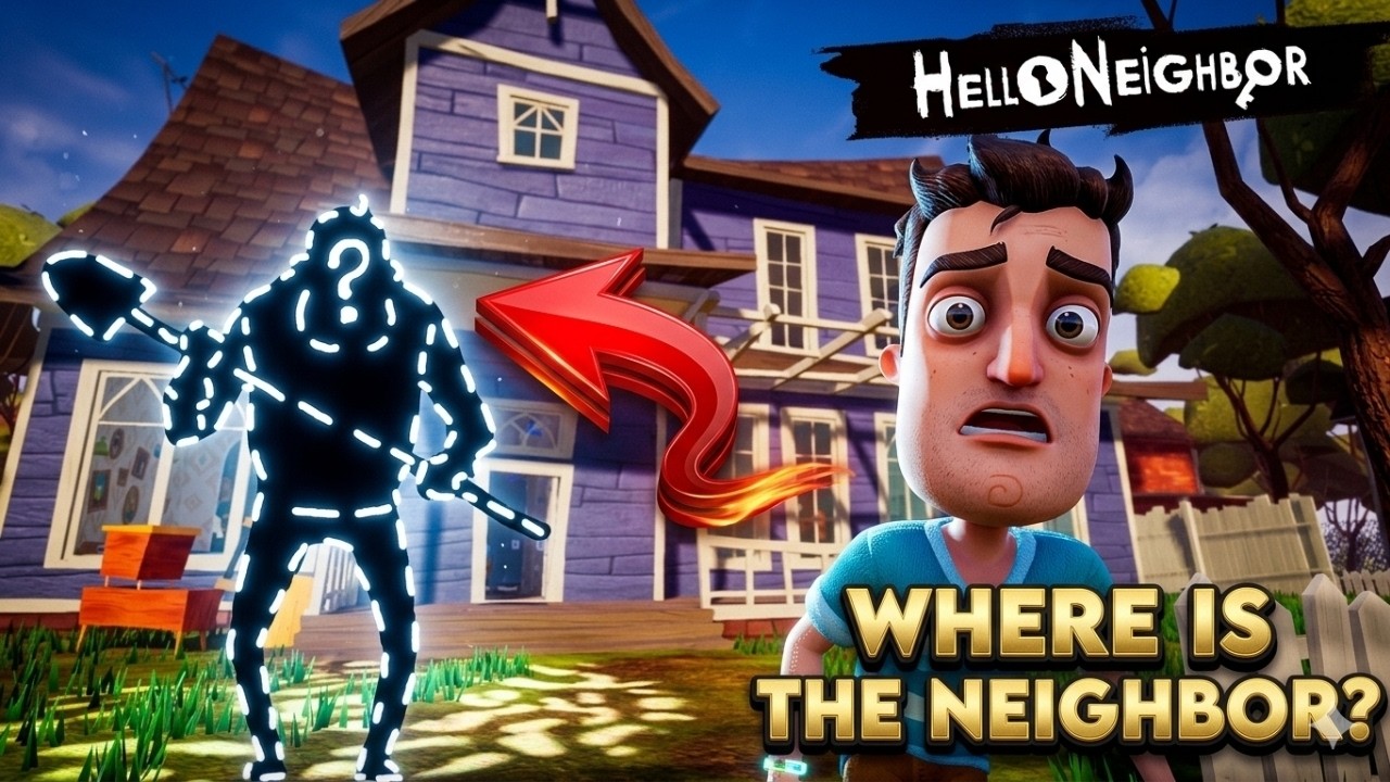 My Neighbor VANISHED!? | Hello Neighbor, But I Schizophrenia - (Full Game)
