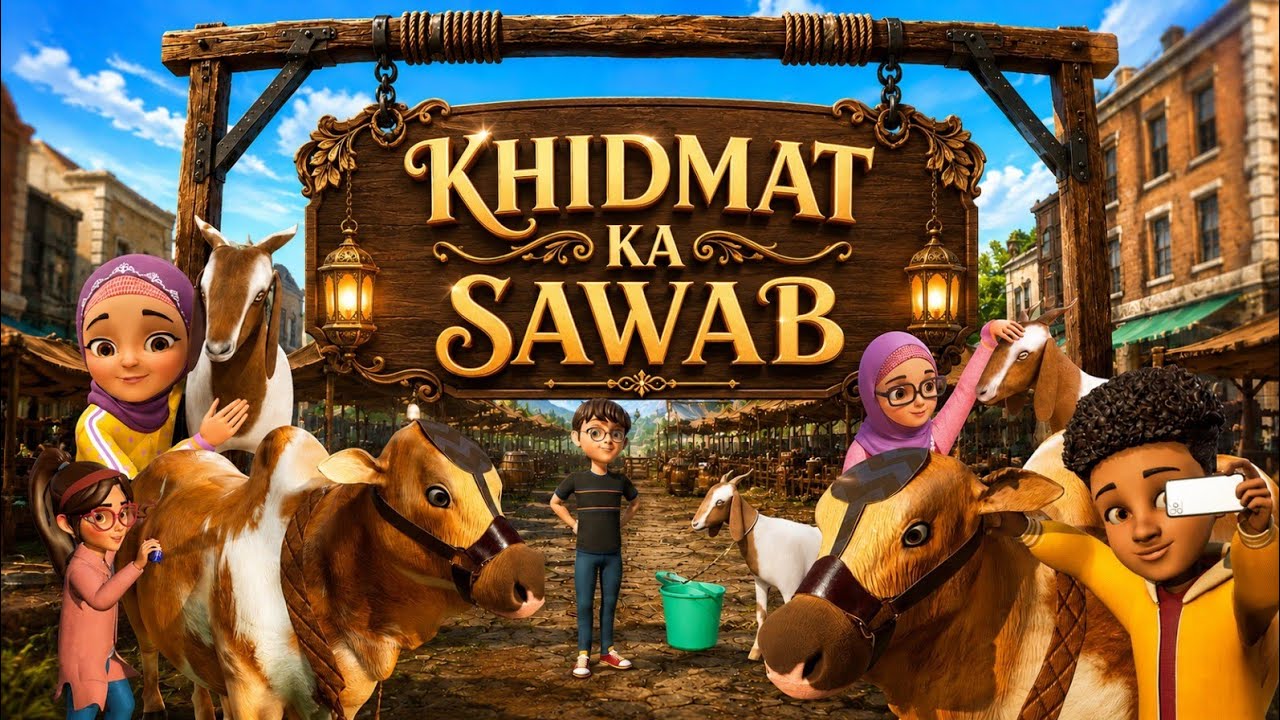 REWARD FOR SERVICE | EID UL ADHA - BAKRA EID 2026 | Kaneez Amna Cartoon Series 3D Islamic Cartoon