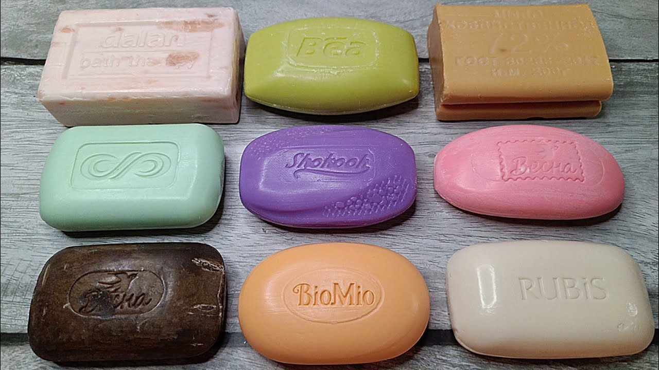 Soap Cutting🧼ASMR🔪Резка сухого мыла 48