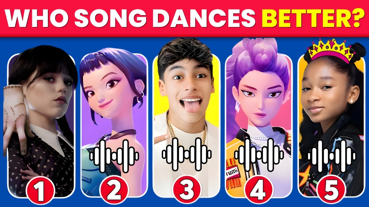 Guess Who Is Singing? and Youtuber and MEME DANCE 2025 better? | Kpop Demon Hunters, Rumi, Zoey