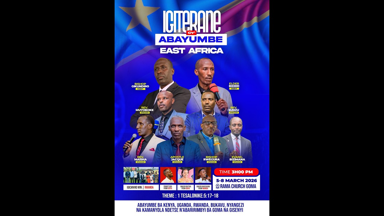 EPRC RAMA MUGITERANE CYABAYUMBE GOMA DUHAWE KAZE