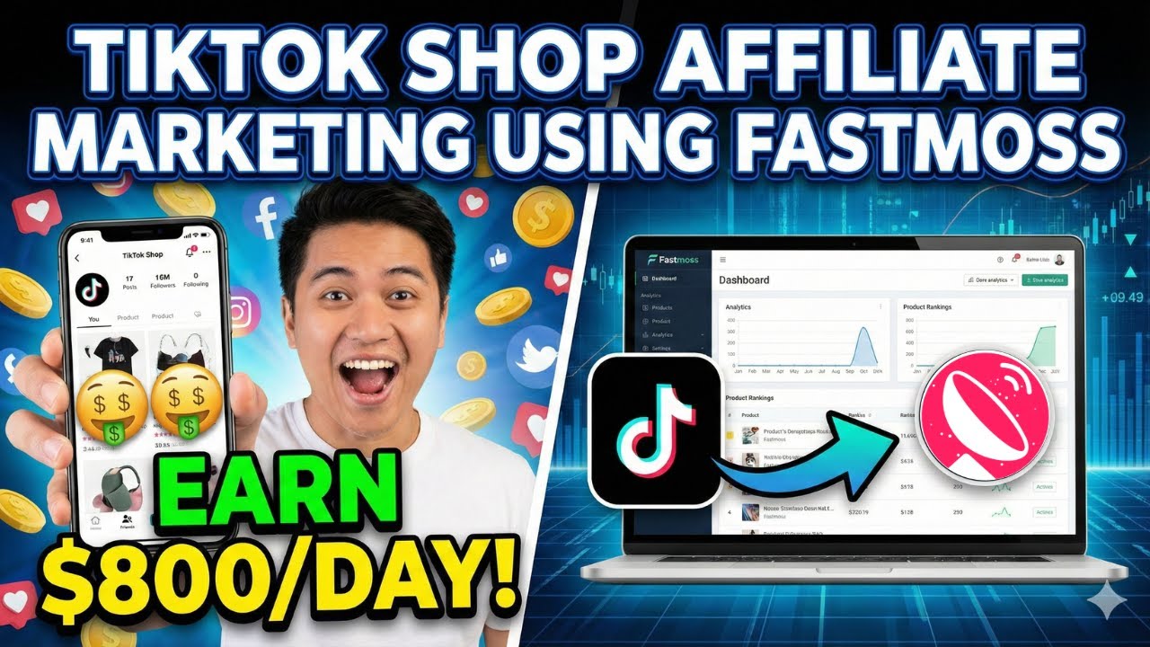 How I Make $800 a Day Using TikTok Shop Affiliate and FastMoss