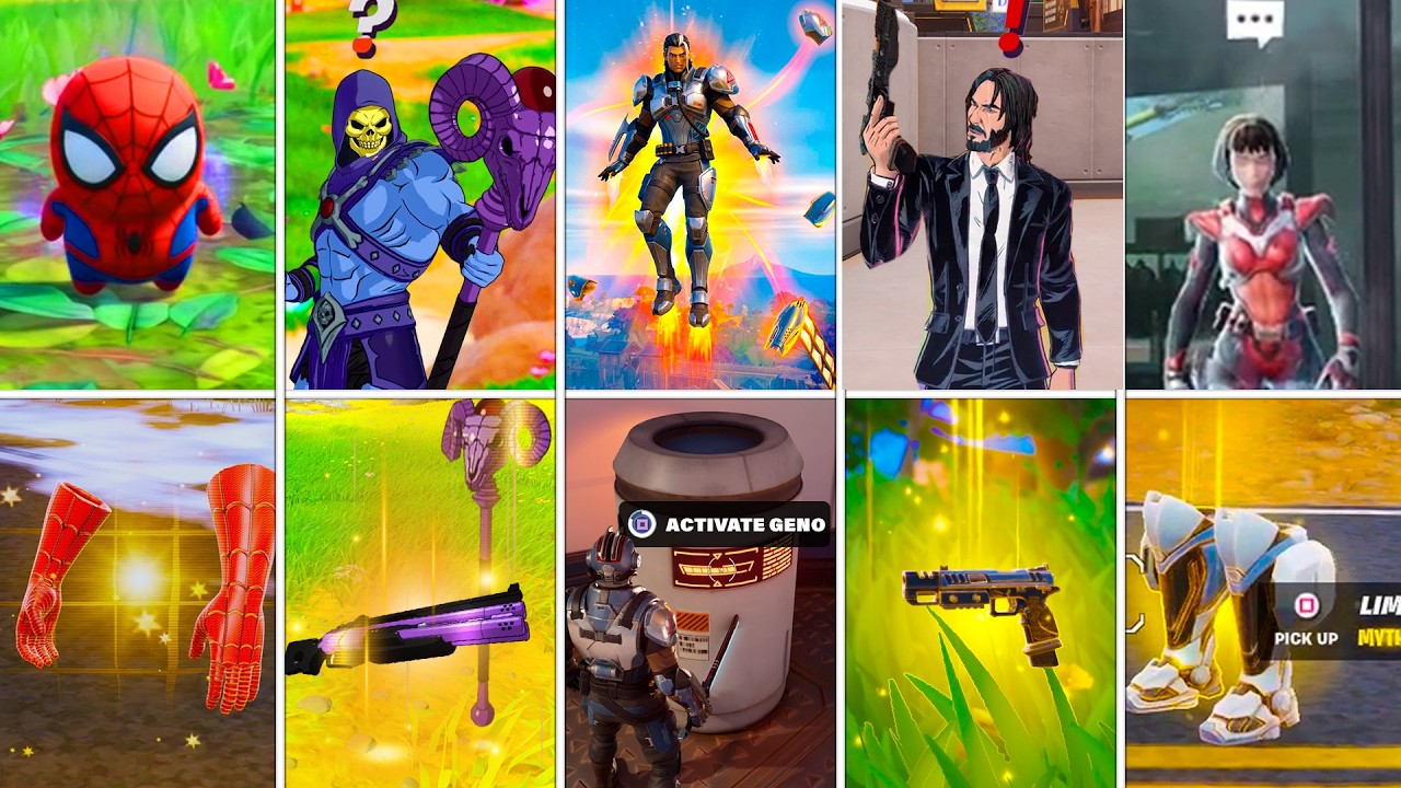 Fortnite, 7 глава, 3 сезон: все боссы, мифическое оружие, мифические спрайты, местоположение NPC ...