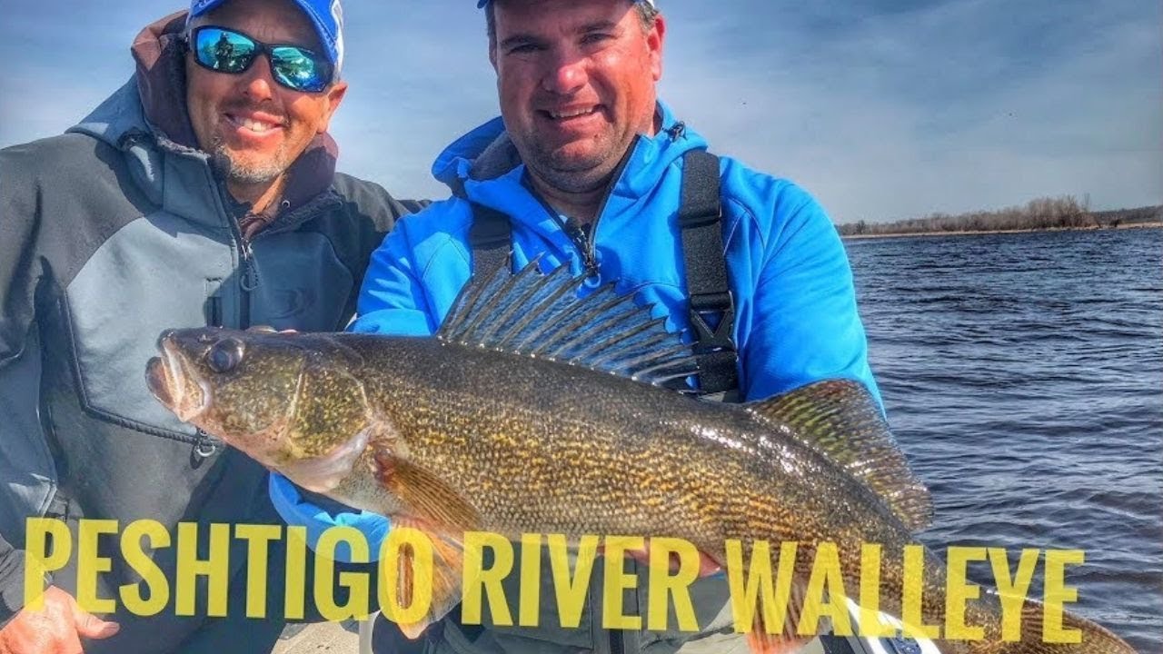 Spring River Walleye Fishing on the Peshtigo with Eric Haataja