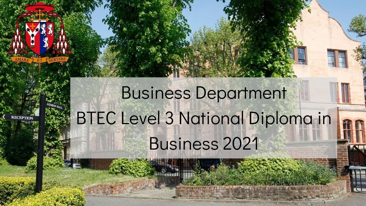 BTEC Level 3 National Diploma in Business