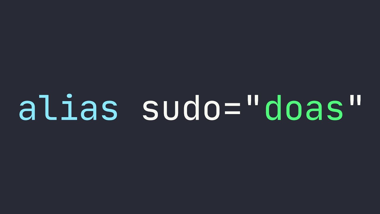 doas - Replace sudo With The Secure & Lightweight Alternative from OpenBSD!