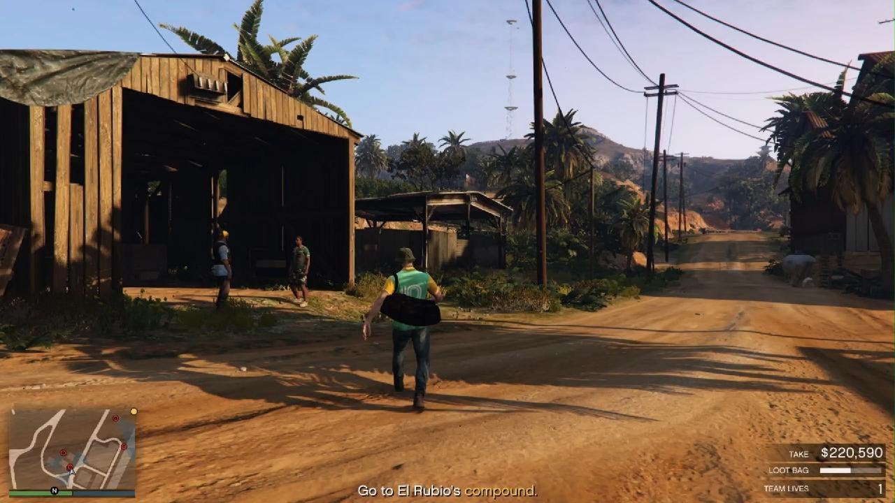 Grand Theft Auto V Inpotant Talk With el rubio guards