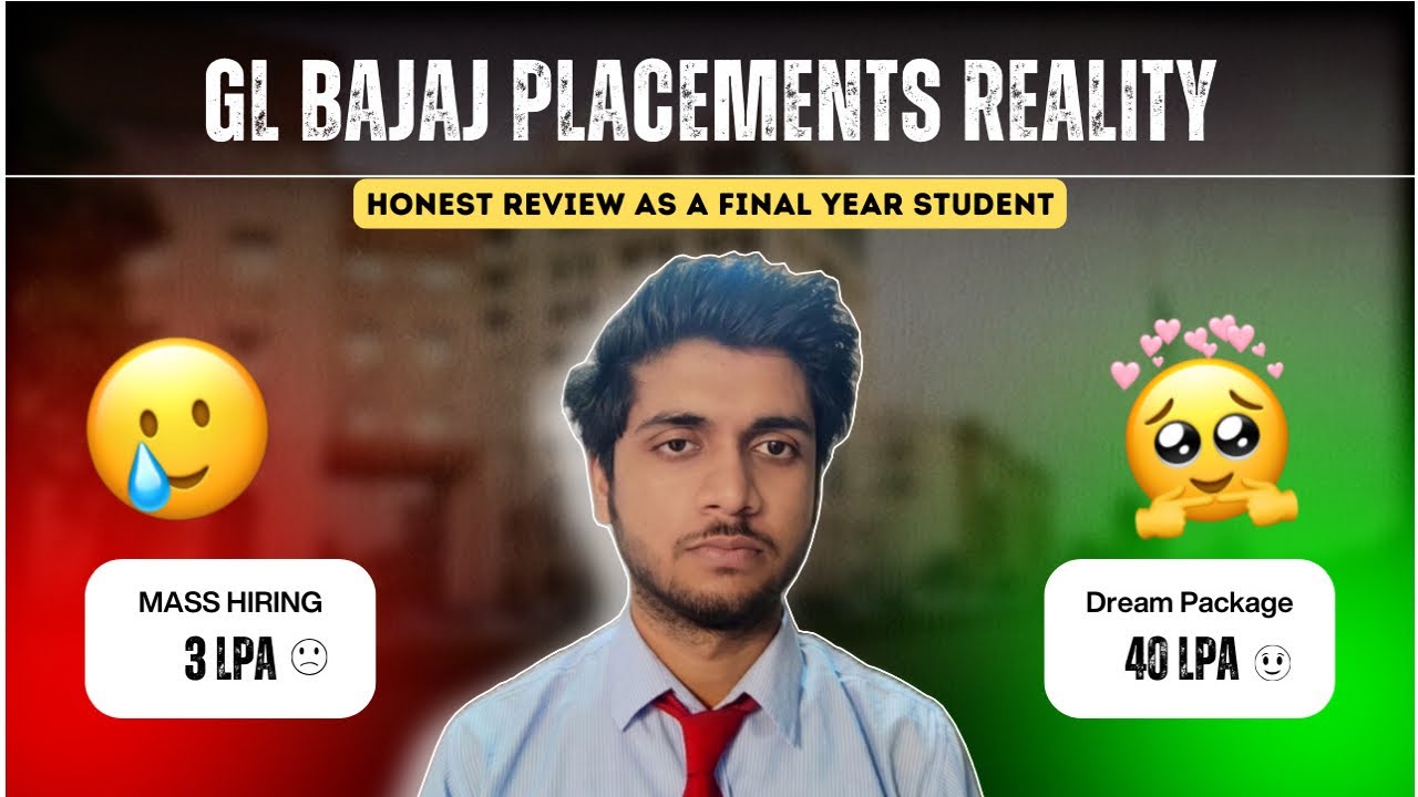 GL Bajaj Placement Review as a final year Btech Student | Are we placed or not ? 😔 REALITY!!! [Vlog]