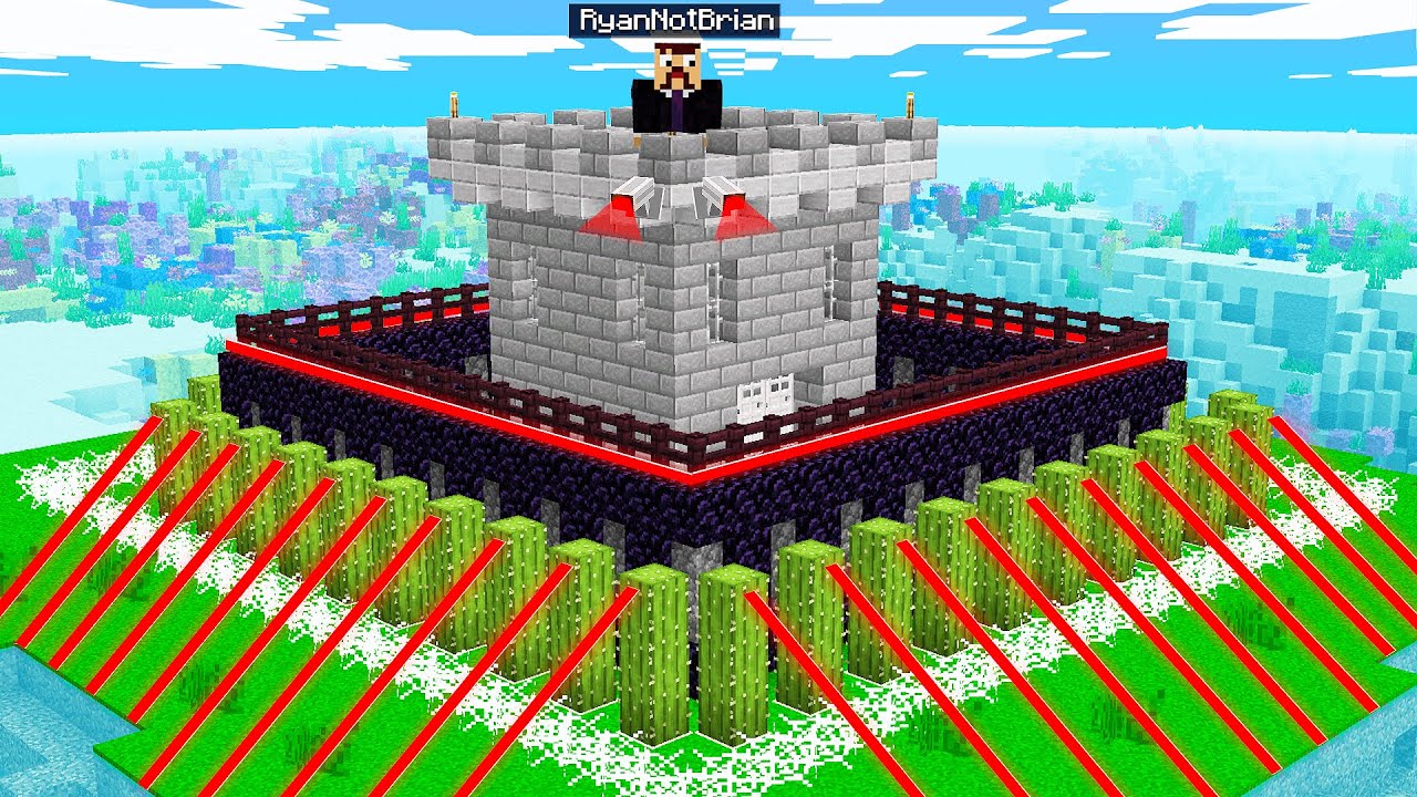 Я создал базу Minecraft MAX SECURITY (MC War)