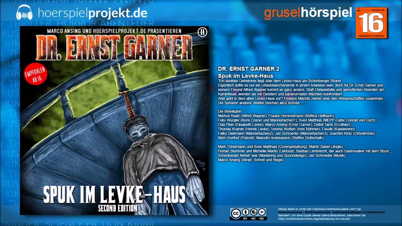 Dr. Ernst Garner - Folge 2 - Spuk im Levke-Haus (Mystery / Krimi / Hörspiel / Hörbuch / Komplett)