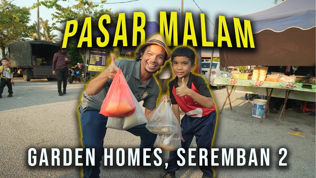 SUASANA MACAM BAZAAR RAMADAN DI PASAR MALAM GARDEN HOMES.