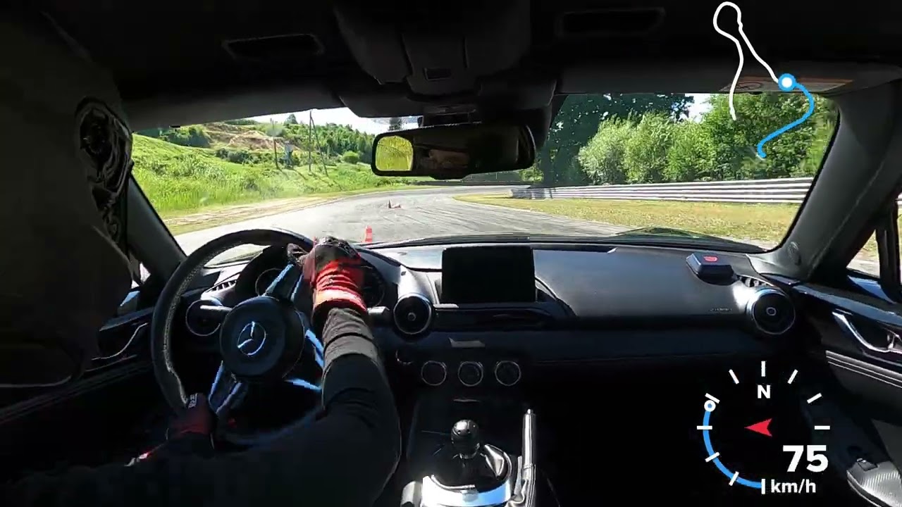ND Miata Street Race Run in Nemun Ring