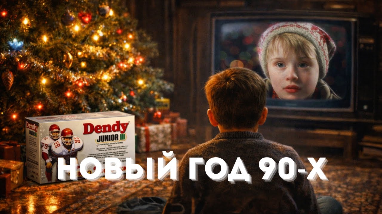 Новый год 90 х Денди под ёлкой, «Один дома» по ТВ и магия детства