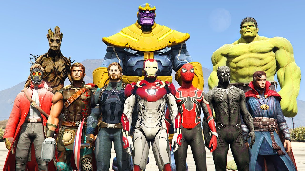 AVENGERS: INFINITY WAR!! (GTA 5 Mods)
