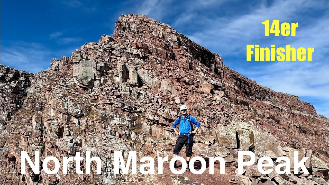 Северный пик Марун, мой финишер в CO 14er, Марун Беллс - Сноумасс Уайлдернесс, Аспен, Колорадо