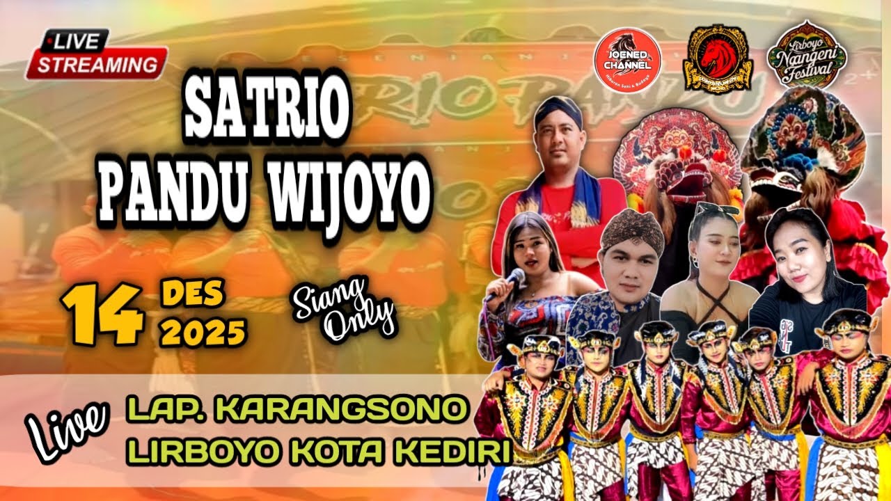 Live Jaranan SATRIO PANDU WIJOYO di Lap. Karangsono Lirboyo Kota Kediri // VYAN PRO AUDIO