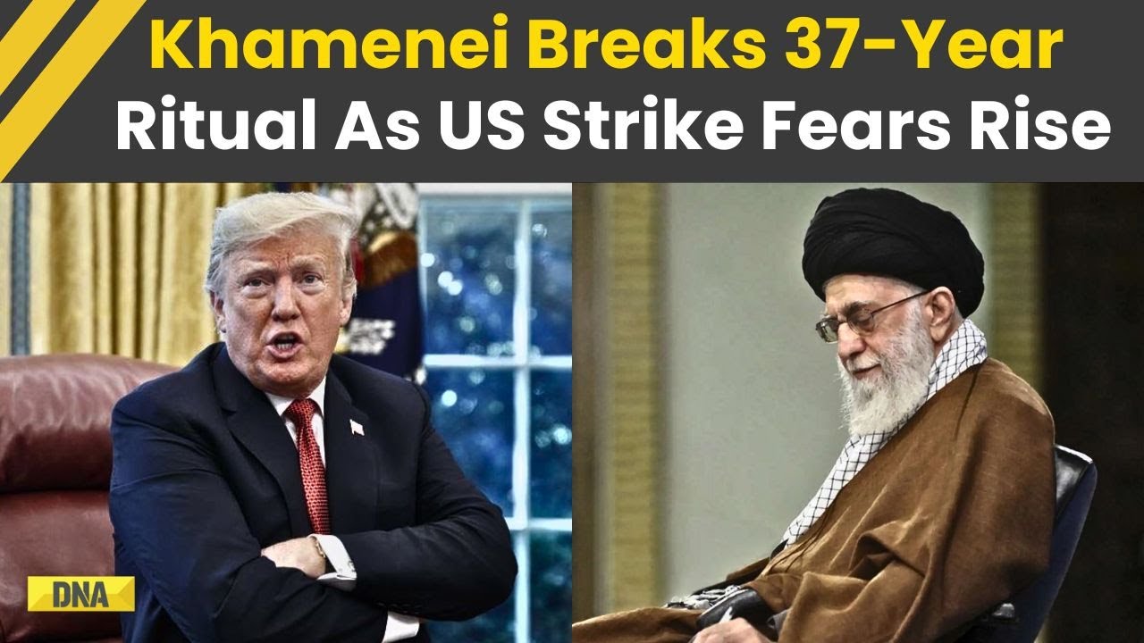 Iran News: Khamenei Breaks 37-Year Ritual For First Time Amid Trump Attack Threat | US Iran Tension