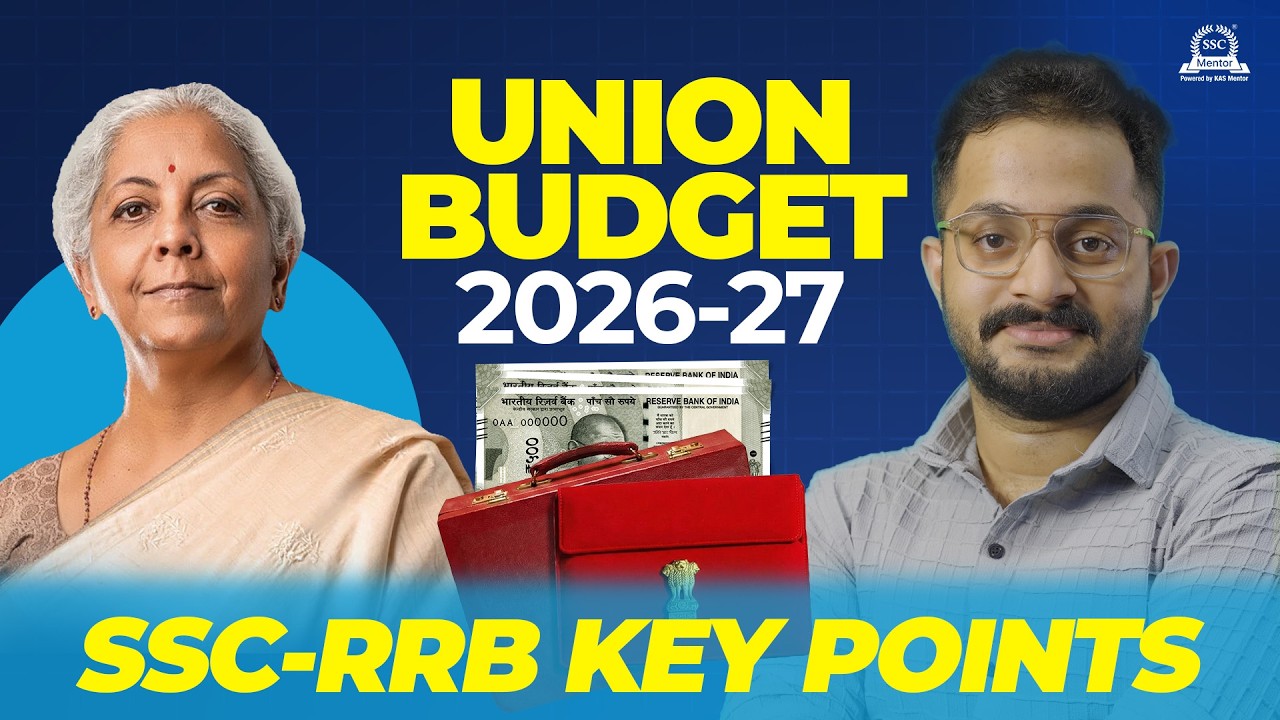 Union Budget 2026-27 | SSC-RRB Key Points | SSC Mentor