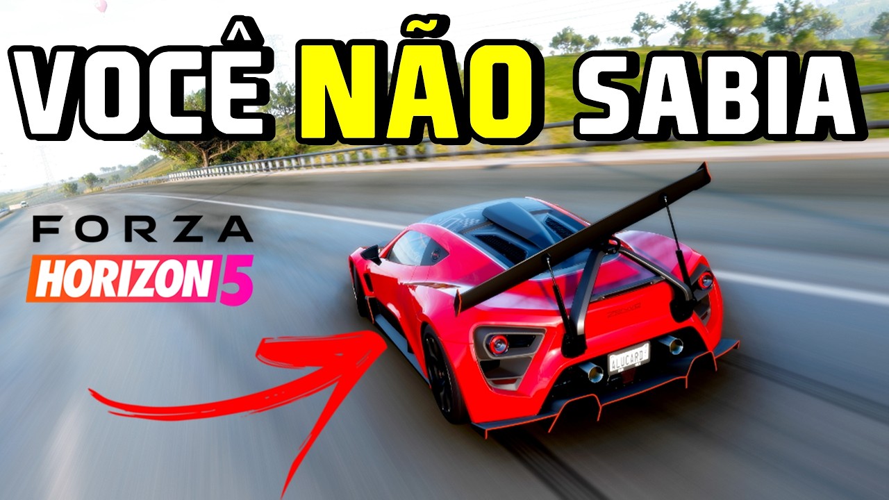 Funções secretas dos carros em Forza Horizon 5