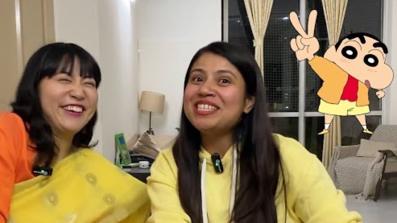 Shinchan meets Japani Ladki @mayojapan I Akanksha Sharma | Japanese Animation |