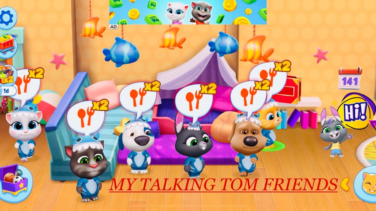 MY TALKING TOM FRIENDS NEW UPDATE GAMEPLAY