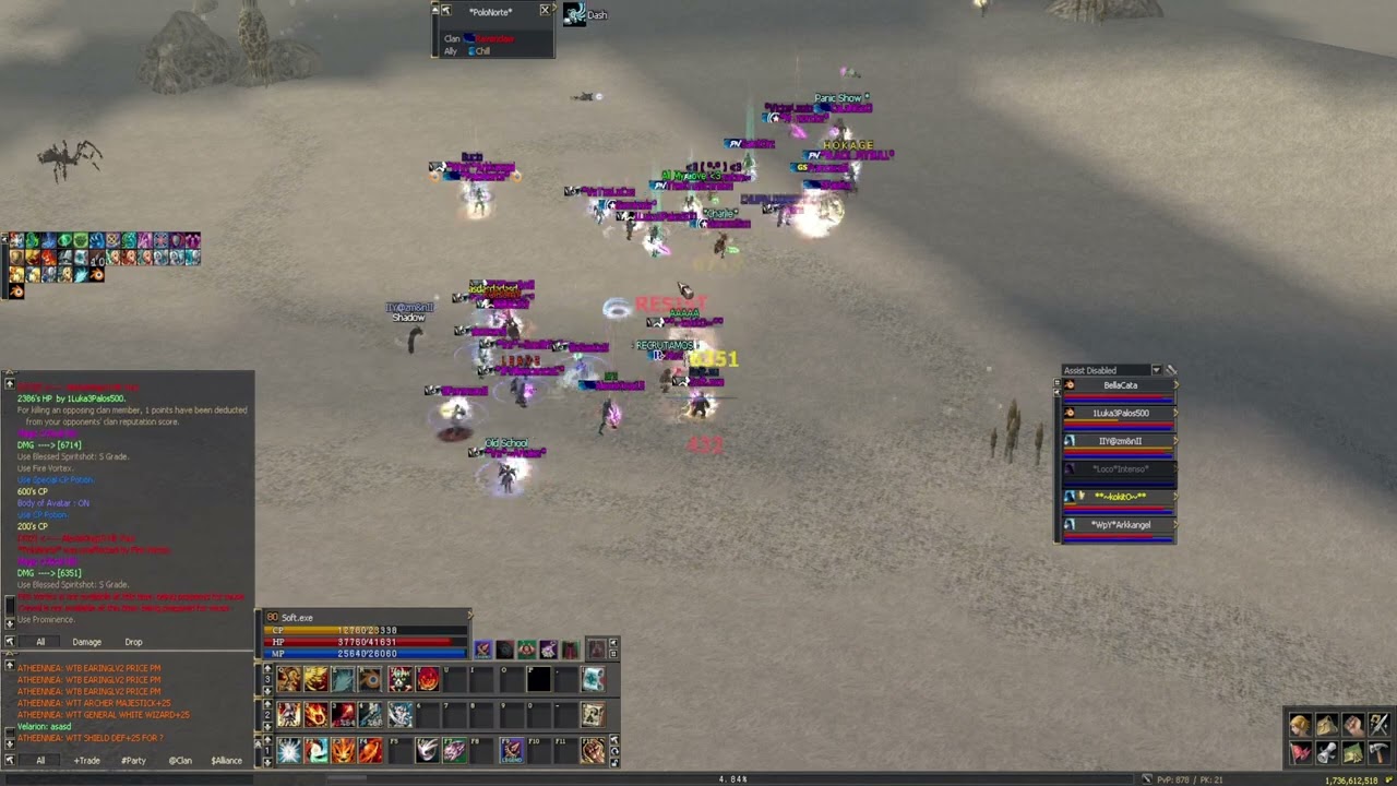 L2elite.us - Basic nighttime PvP !!!