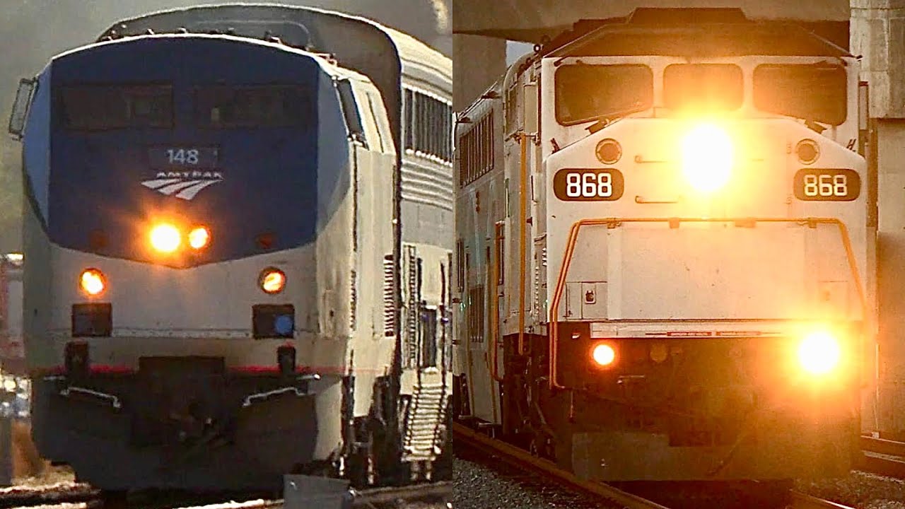 Amtrak & Metrolink Trains: Orange County, CA (November 2023)