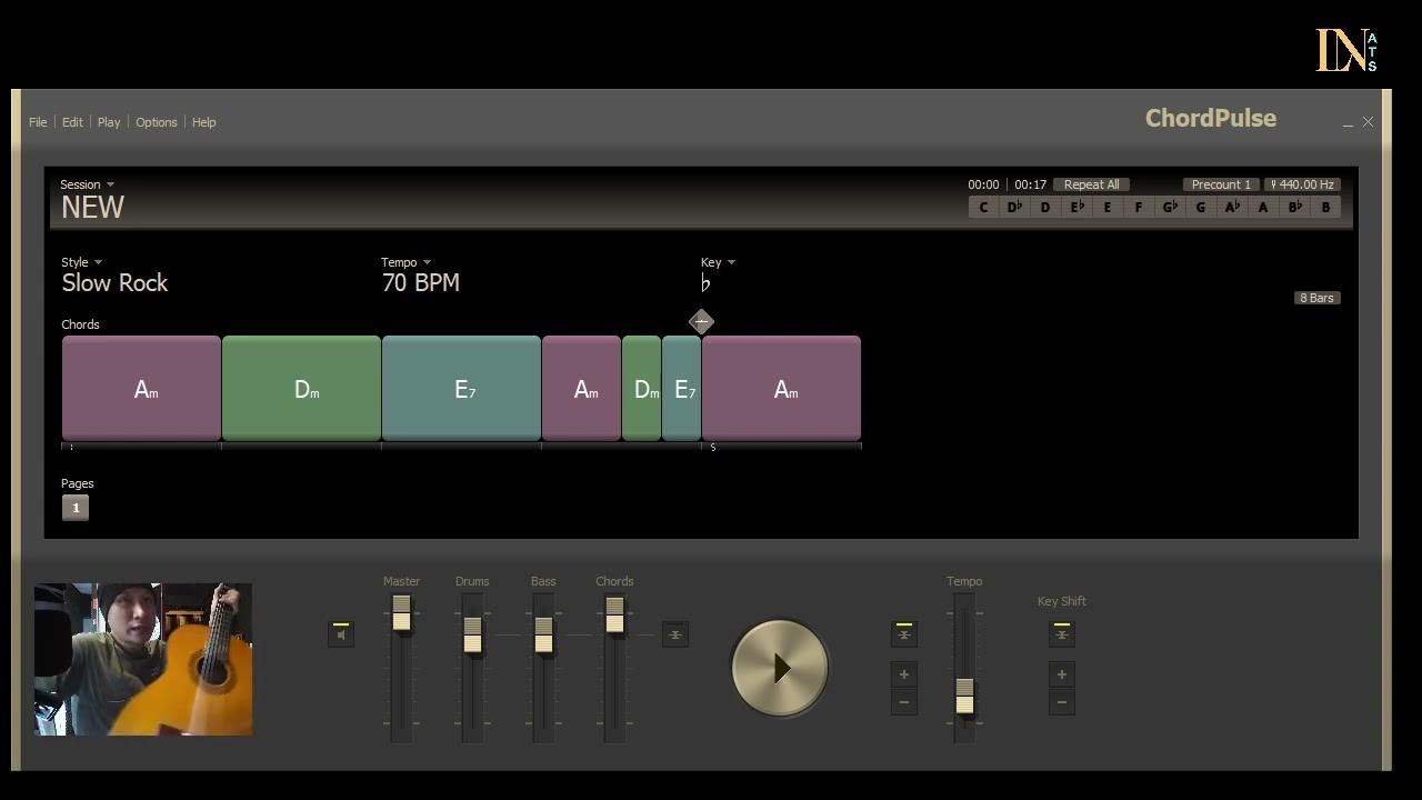 CÁCH TẠO BACKING TRACK BẰNG CHORDPULSE