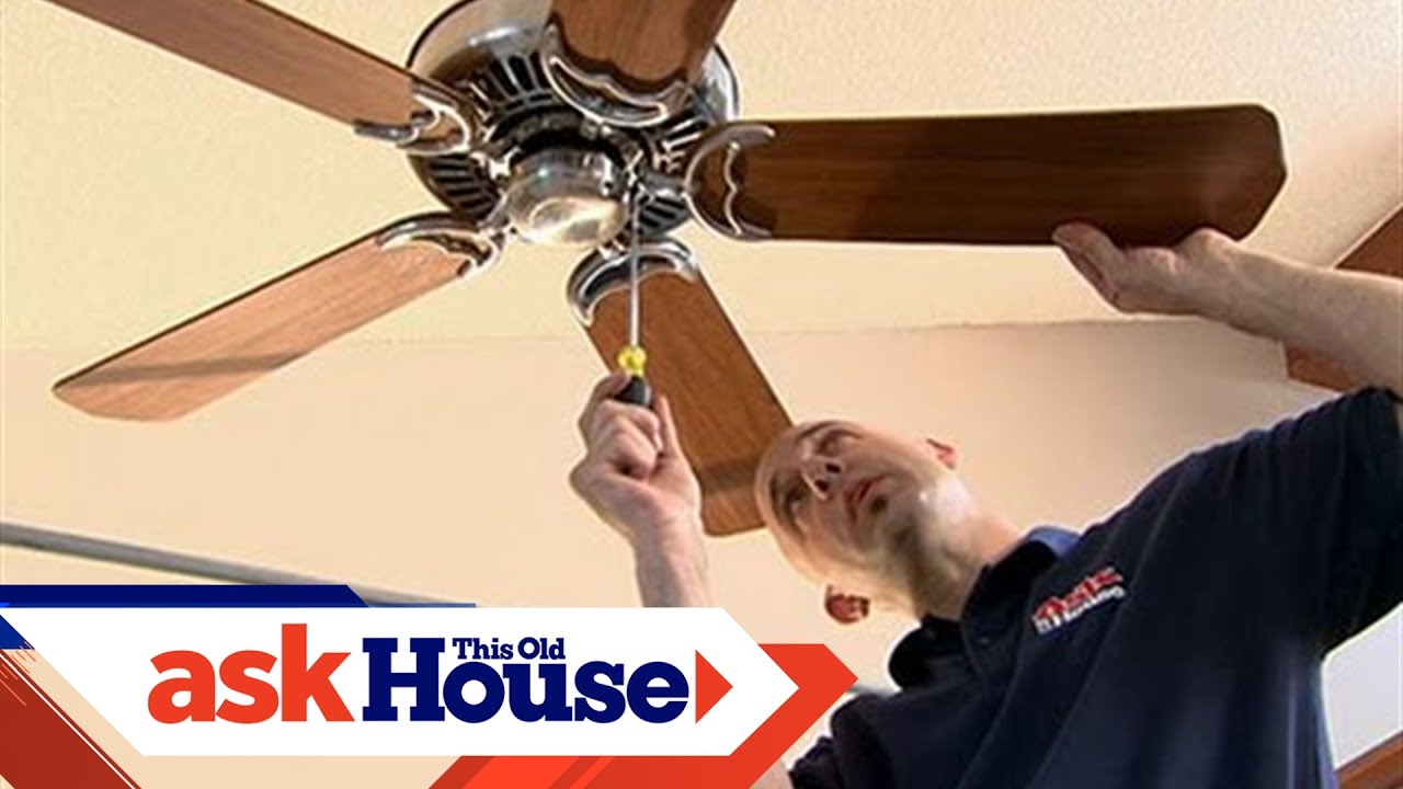 How to Install a Ceiling Fan on a Cathedral Ceiling | Ask This Old House