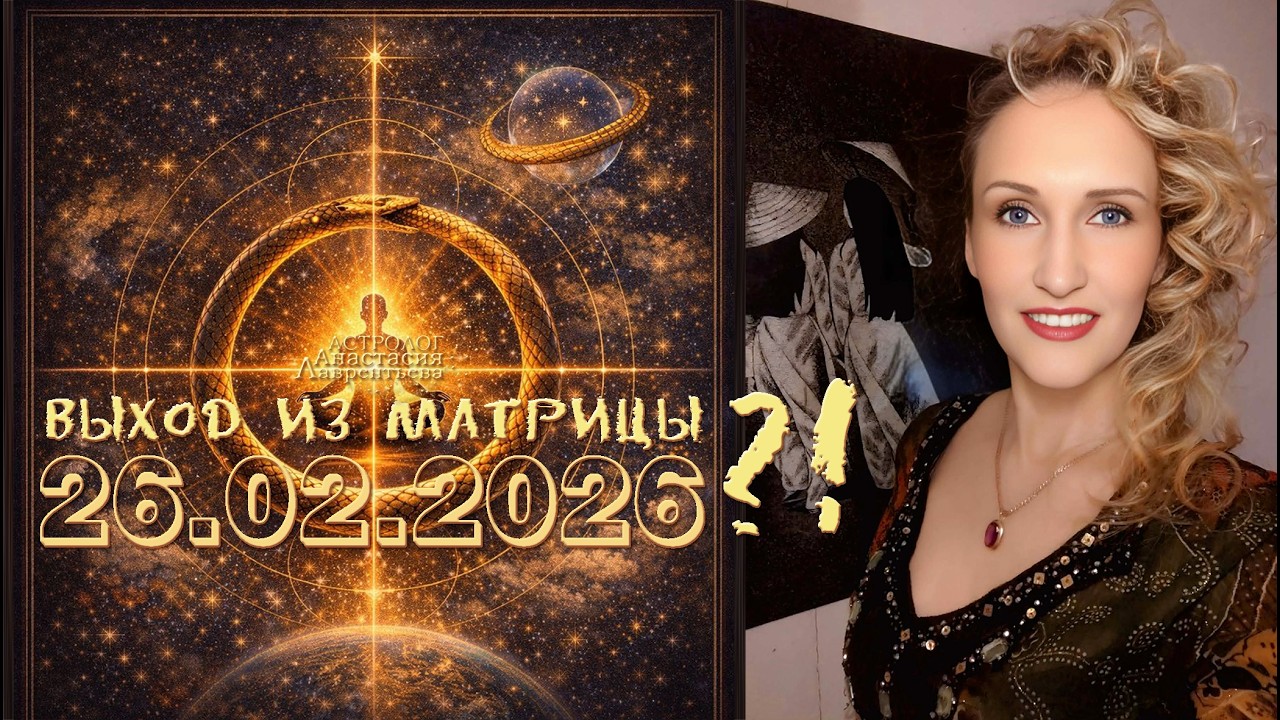 26.02.2026 - зеркальная дата? Интегральное мышление - выход из матрицы, а не даты! СуперВизуализация