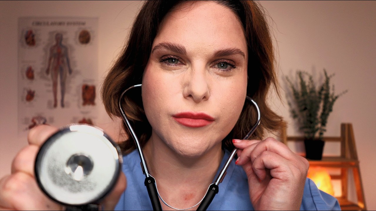 ASMR Detailed Cardiologist Examination | Realistic Heart Check Up